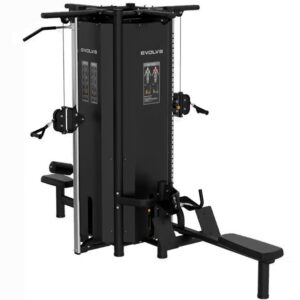 Evolve Ultra Series Selectorized 4 Stack Multigym With 2 Adjustable Cables